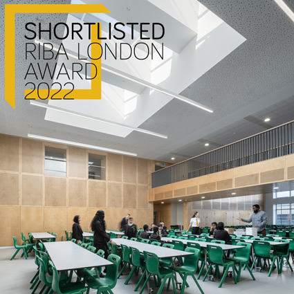 Forest Gate Community School shortlisted for a RIBA London Award
