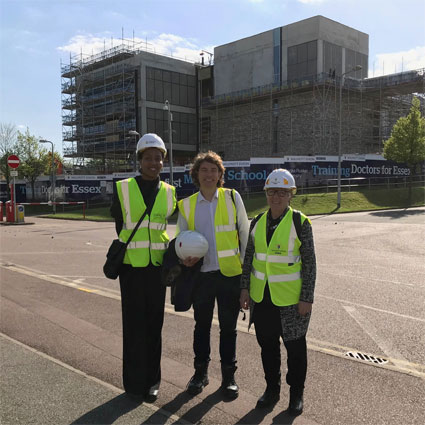 Topping out ceremony at Anglia Ruskin University